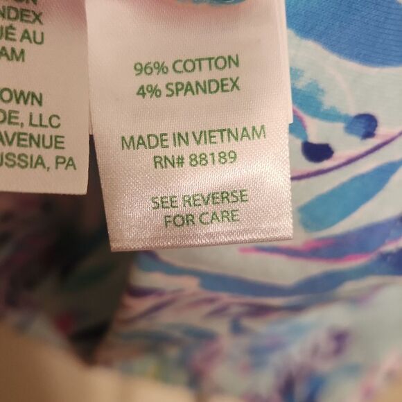 Lilly Pulitzer Sherryn Shift Dress in Shady Blue Oasis Tint Size XS - Picture 9 of 9